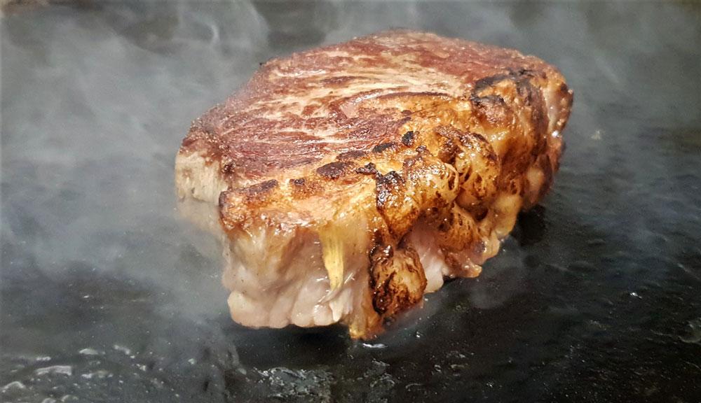 Steak auf der Plancha